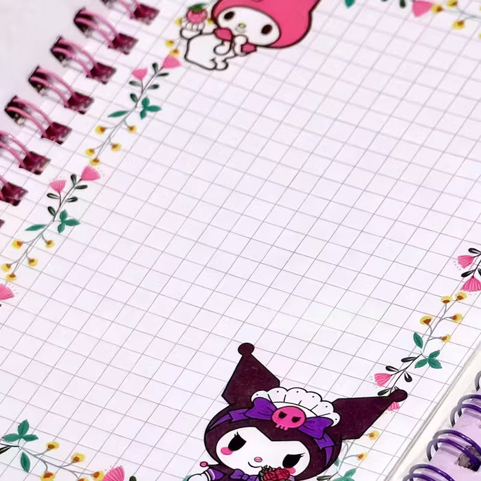 1 ud. Kit adorable de pegatinas Kuromi Melody al azar 1pc