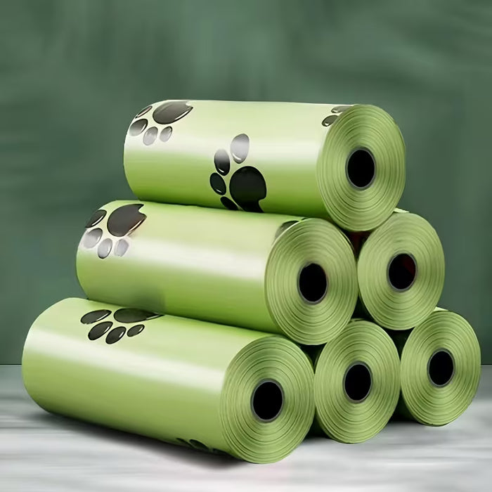 1Pcs de Bolsas Antifugas para Desechos de Perro con Diseño de Huella