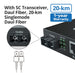 10Gtek Convertidor de Medios de Fibra Gigabit Monomodo a Ethernet - Quierox - Tienda Online