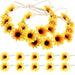 10pcs Clips De Pelo De Girasol Y 2pcs Diadema De Flores De Simulación Estilo Hippie - Quierox - Tienda Online
