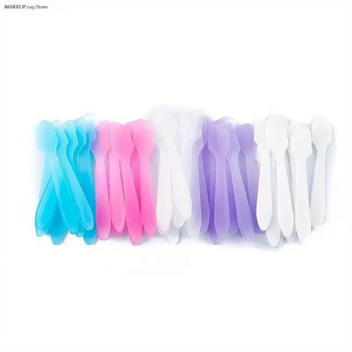 10pcs Espátulas Cosméticas Mini Hipoalergénicas - Cucharas de Plástico - Quierox - Tienda Online