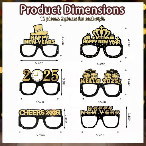 11 lentes de feliz año nuevo – Accesorios de fotos de lujo 2025 - Quierox - Tienda Online