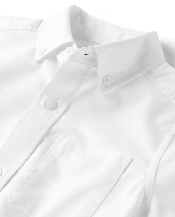 The Children's Place  Camisa con botones Oxford de uniforme para niños - white