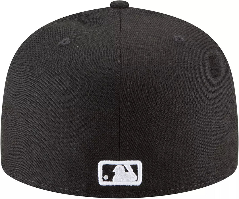 Gorra New Era Adult Los Angeles Dodgers Basic 59FIFTY en Blanco y Negro