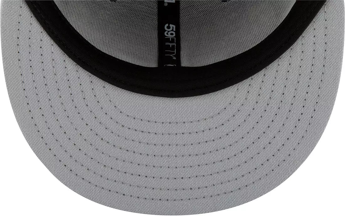 Gorra New Era Adult Los Angeles Dodgers Basic 59FIFTY en Blanco y Negro