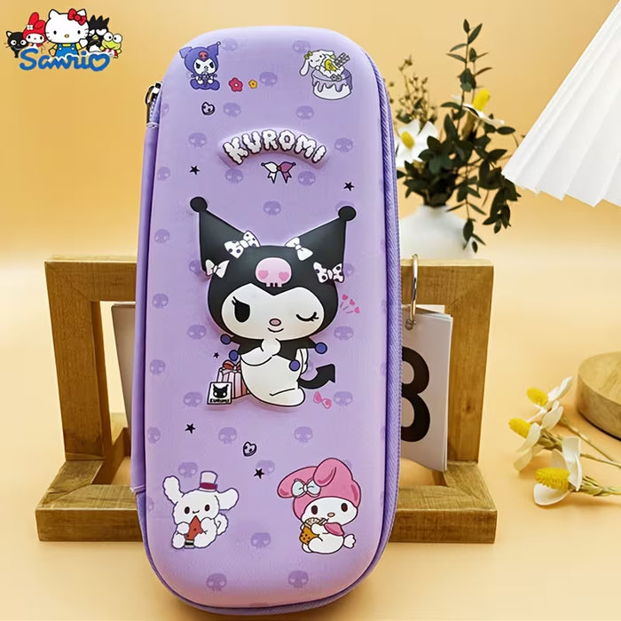Estuche con Cremallera de Gran Capacidad de Dibujos Animados de Kuromi