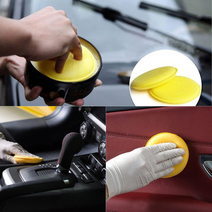 12 almohadillas aplicadoras de cera para autos - Quierox - Tienda Online