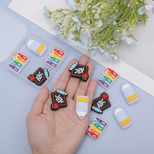 12 cuentas de silicona de 3 estilos, para hacer collares y pulseras - Quierox - Tienda Online
