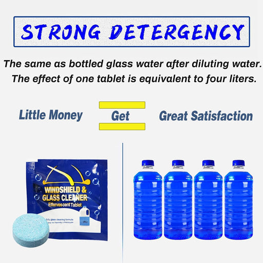 12 PAQUETES Tableta efervescente para líquido lavaparabrisas de coche - Quierox - Tienda Online