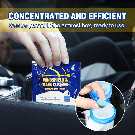 12 PAQUETES Tableta efervescente para líquido lavaparabrisas de coche - Quierox - Tienda Online