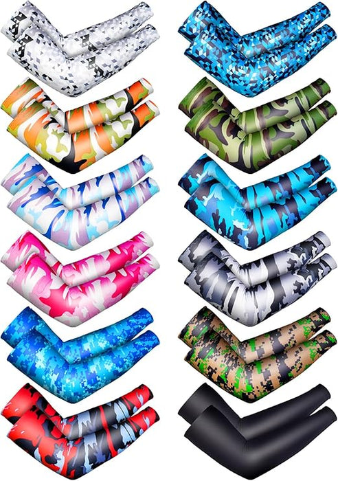 12 pares de mangas de brazo deportivos para niños - Quierox - Tienda Online