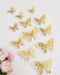 12 pegatinas decorativas con lazo estéreo 3D, pegatinas de pared con mariposas huecas - Quierox - Tienda Online