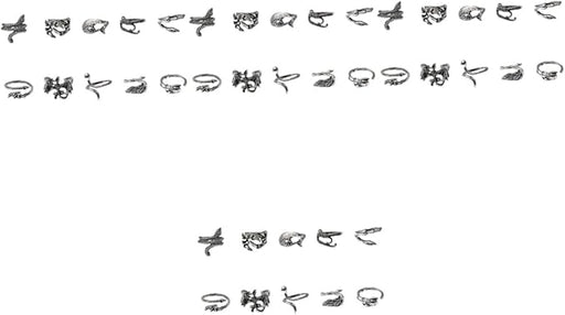 12 Piezas Anillo con decoracion aleatorios - Quierox - Tienda Online