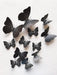 12 piezas Pegatinas de pared de mariposas 3D - Quierox - Tienda Online