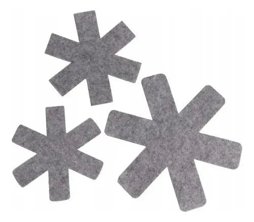 12 protectores de sartenes apilables, tapetes aislantes térmicos - Quierox - Tienda Online