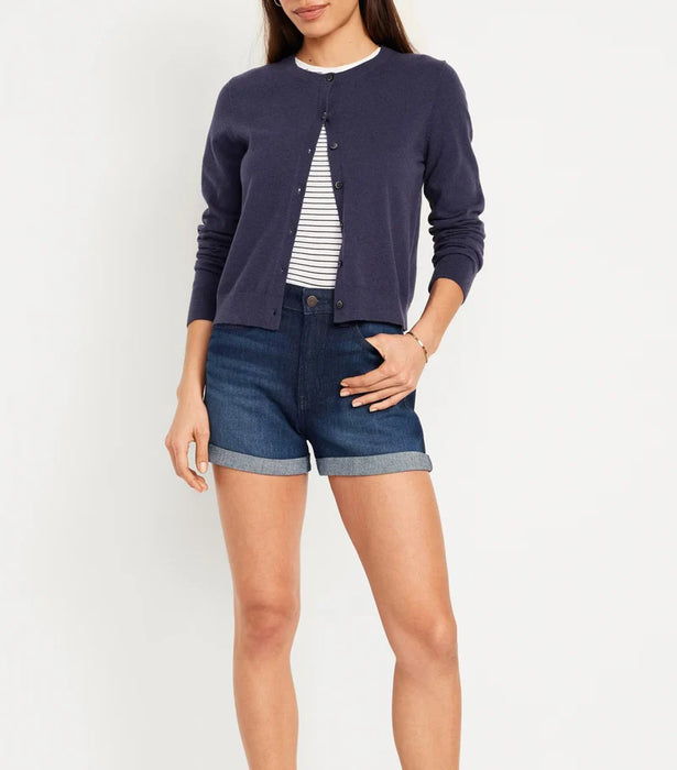 Pantalón corto vaquero de talle alto Wow para mujer River Hot