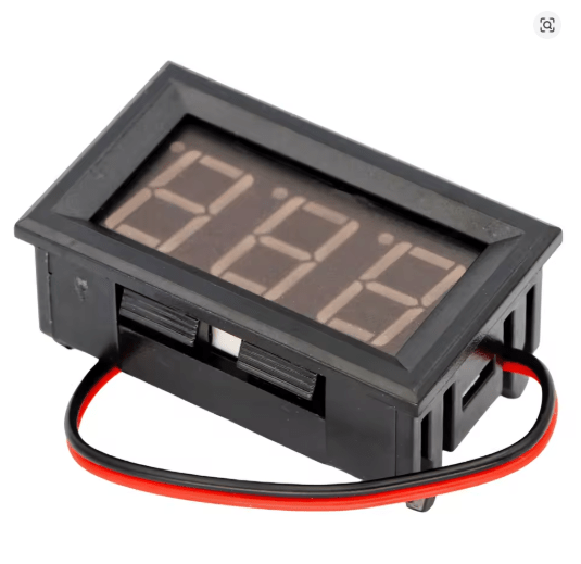 120V Mini voltímetro Digital de dos cables Panel de pantalla LED de Bprobador de voltaje - Quierox - Tienda Online