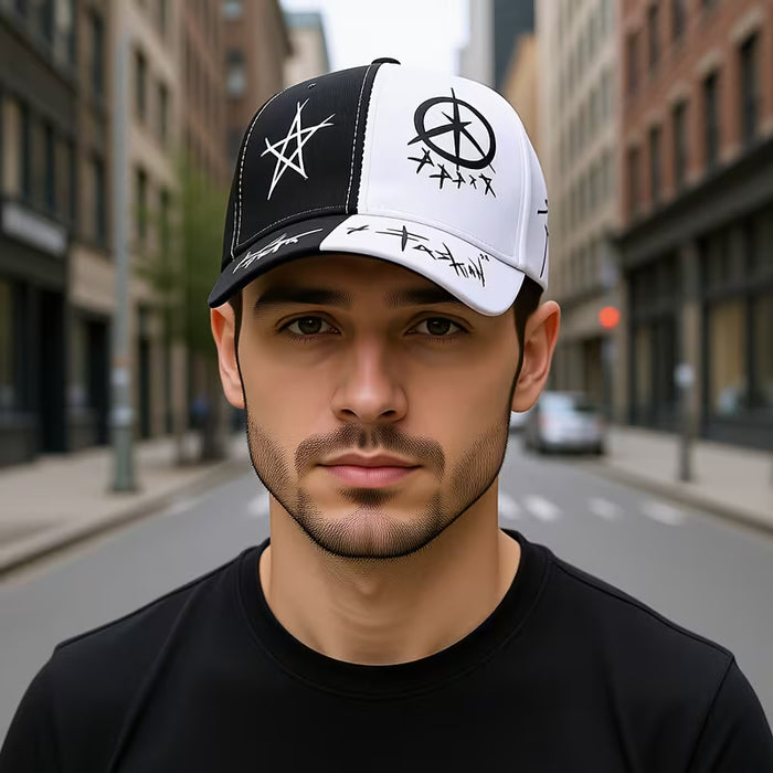 1 pieza de gorra de béisbol para hombre con diseño de graffiti moderno para exteriores