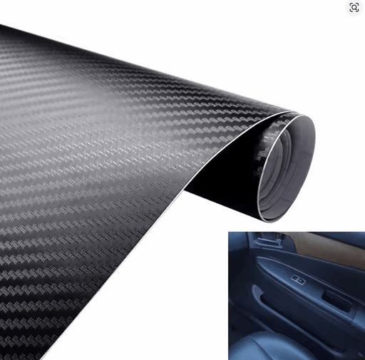 127cmX10cm 3D fibra de carbono vinilo revestimiento para coche rollo de película pegatina - Quierox - Tienda Online