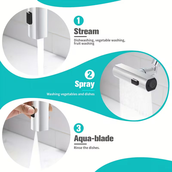 1 adaptador de grifo multifuncional, grifo para lavabo de baño