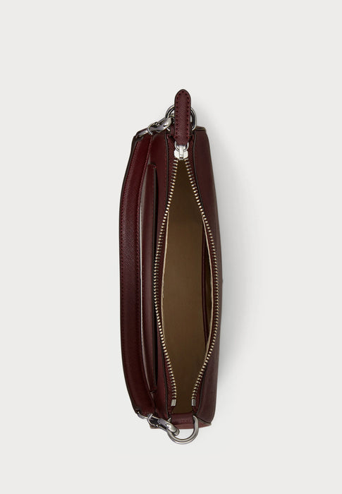 Lauren Ralph Lauren Bolso de hombro danni de mano en color granate oscuro