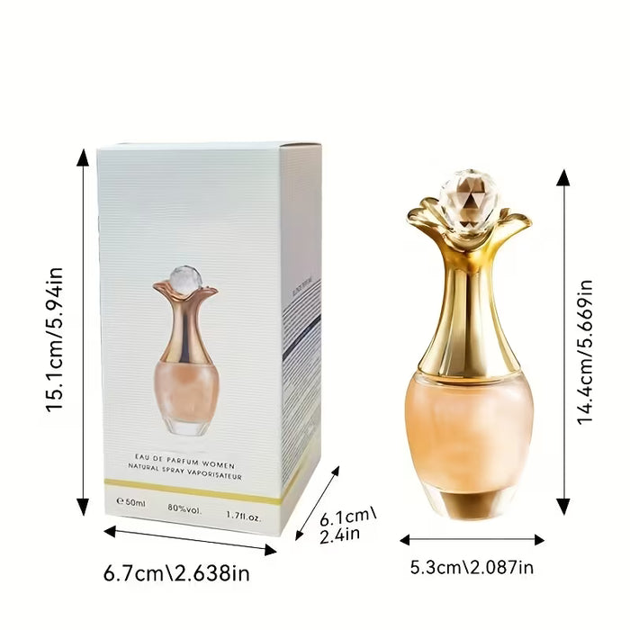 DEOLD Perfume Blonde Elegante para Mujer, Dulce de Cítricos y Flores de Larga Duración, 50ml