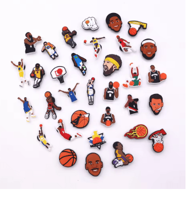 12pcs de adornos de PVC para zapatillas deportivas de baloncesto accesorios para zuecos - Quierox - Tienda Online