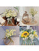 12pcs Pequeñas margaritas blancas artificiales, silvestres de primavera - Quierox - Tienda Online