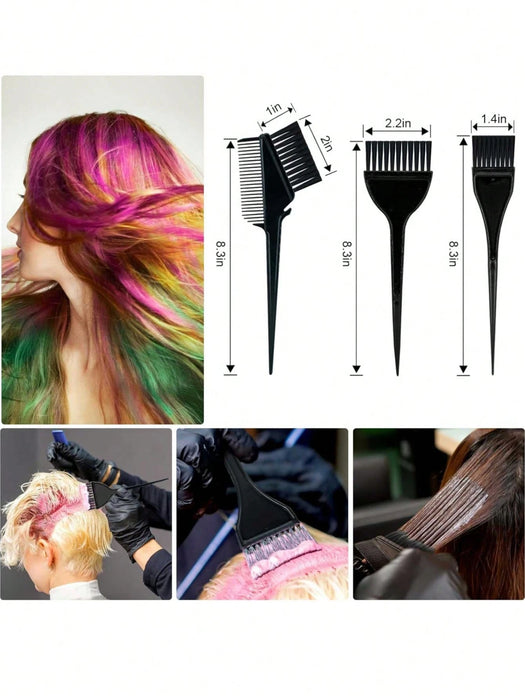 12pcs Set profesional de tinte para el cabello, para teñir el cabello en salones de belleza