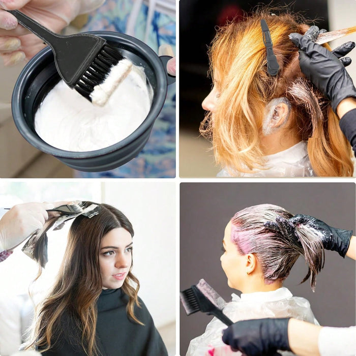 12pcs Set profesional de tinte para el cabello, para teñir el cabello en salones de belleza