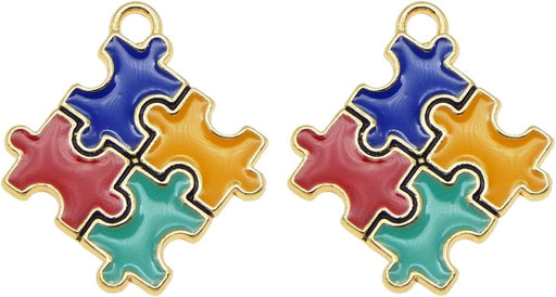 13 piezas de rompecabezas con diseño de esmalte - Quierox - Tienda Online