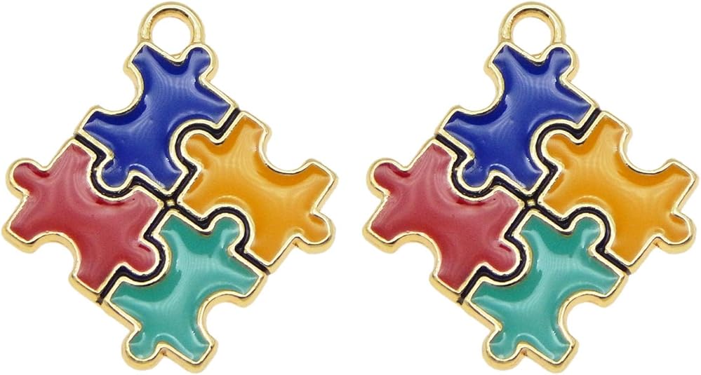 13 piezas de rompecabezas con diseño de esmalte - Quierox - Tienda Online