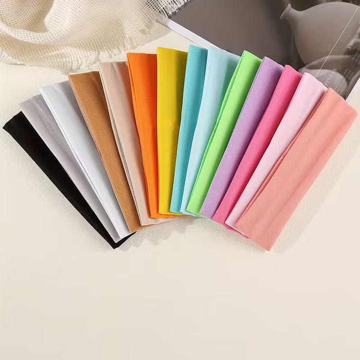 10 diademas para mujer, multicolores, bandas elásticas para el cabello