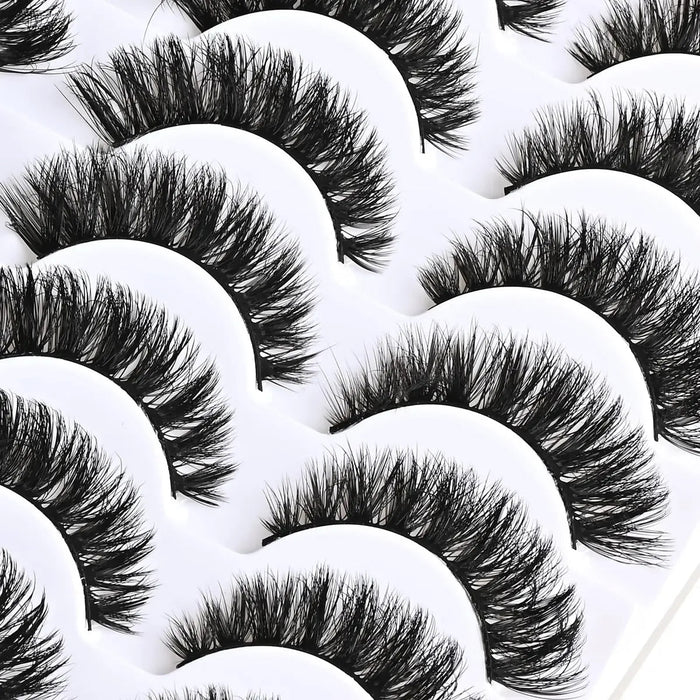 14 Pares De Pestañas Postizas Ojo De Gato Volumen - Quierox - Tienda Online