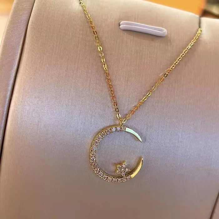 1pcs Collar de Mujer de Moda con Incrustaciones Cúbicas para Uso Diario