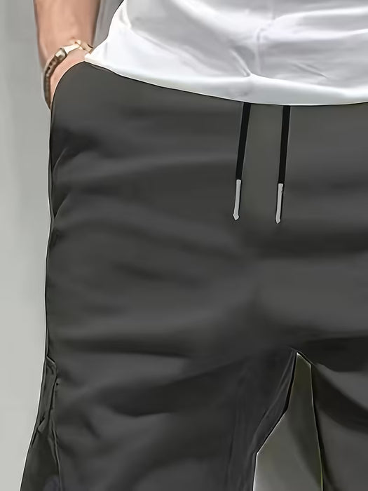 3 unidades de Shorts de Cargo con Bolsillos, Tela de Poliéster sin Estirar, Ajuste Sueltos para Verano