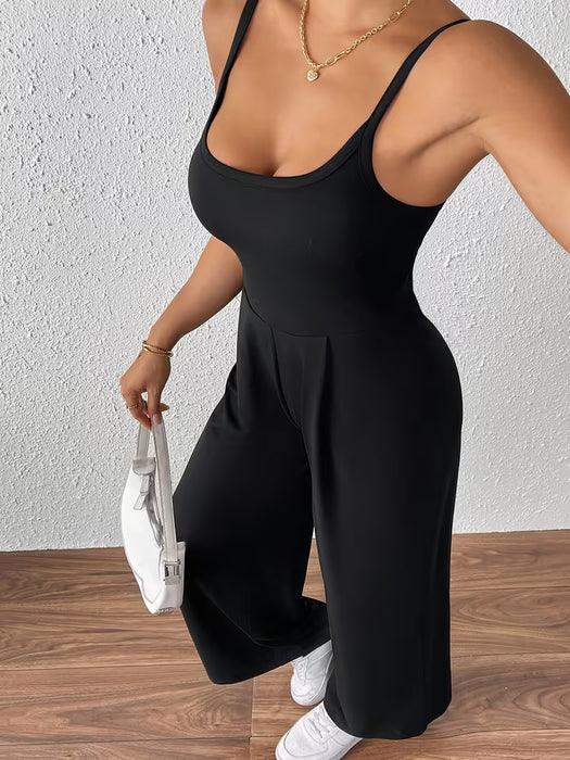 Mono con Tirantes Estilo Picante para Mujer, Pantalones Acampanados