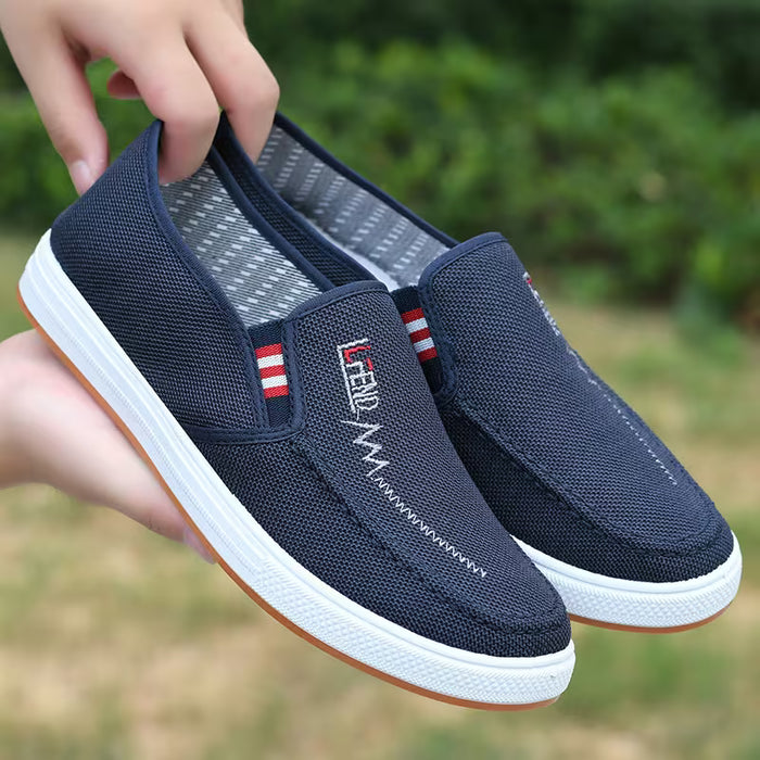 Zapatos sin Cordones para hombre , con Suela y diseño Casual en Lona