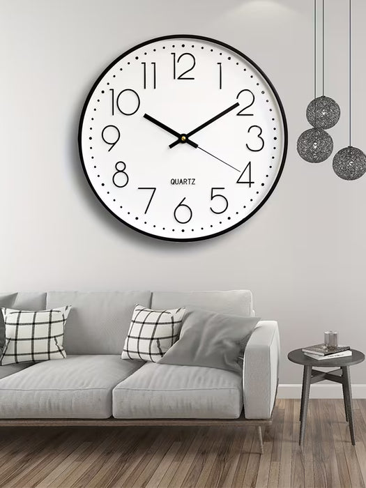 Reloj de pared de cuarzo silencioso de 8 pulgadas para el hogar o la oficina