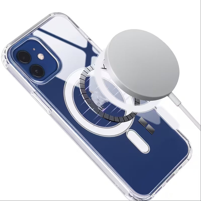 Funda Transparente con Carga Inalámbrica Magnética para iPhone 12 Pro Max