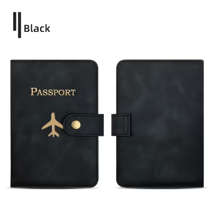 Funda de Cuero para Pasaporte Multi-Ranura