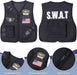15 PCS Disfraz de oficial de policía SWAT para niños con chaleco, accesorios de policía - Quierox - Tienda Online