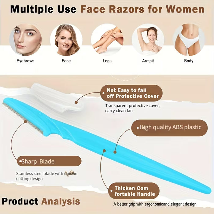 Perfilador De Cejas Navaja Depilación Facial Peluquería