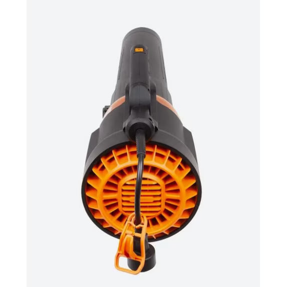 Soplador de hojas eléctrico Worx WG521 de 12 amperios con turbina y 800 CFM