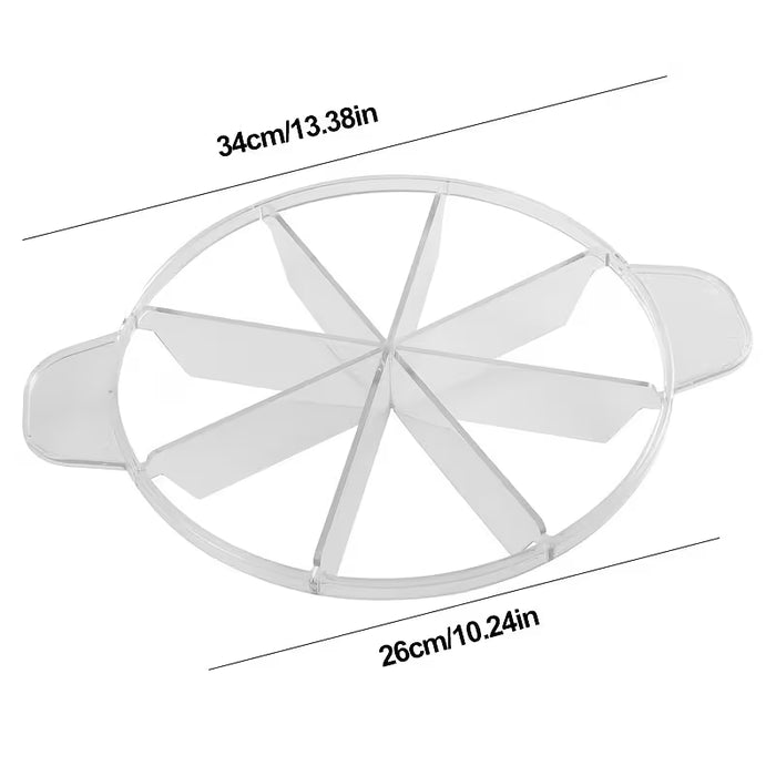 Cortador de pastel compacto y portátil que corta 8 porciones