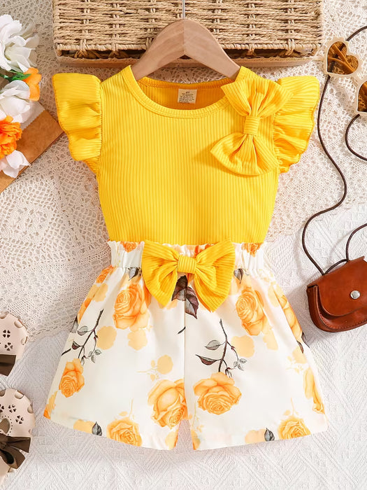 Un conjunto de verano fácil y cómodo para niñas