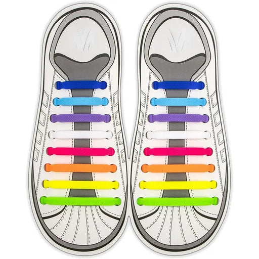 16 piezas de cordones elásticos de silicona de colores para adultos y jóvenes - Quierox - Tienda Online