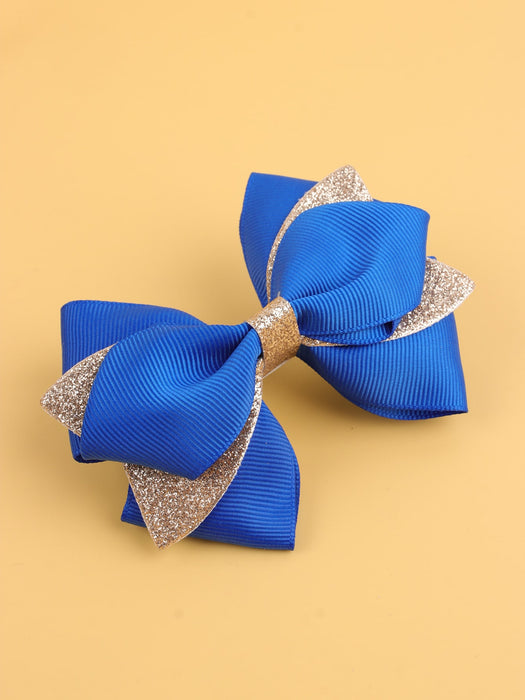 Shein 2 pinzas para el cabello con lazo para niñas pequeñas