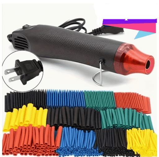 164pcs Pistola de calor portátil eléctrica de 300 W y Aislante para Cables Resistente al Calor - Quierox - Tienda Online