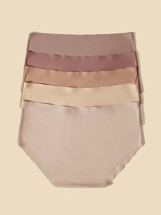 SHEIN Paquete de 5 bragas sólidas para maternidad